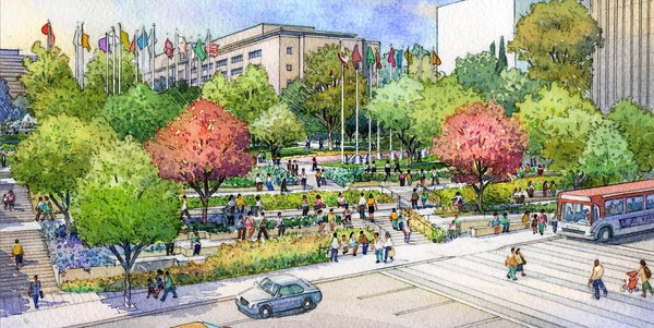 Douglas Jamieson (June 23, 2010) Another view of the new Civic Park downtown.