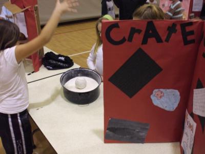 Sauk Centre science fair: craters
