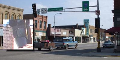 Downtown damage: twisted light as modern art