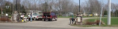 Stearns County Fair gate: work in progress