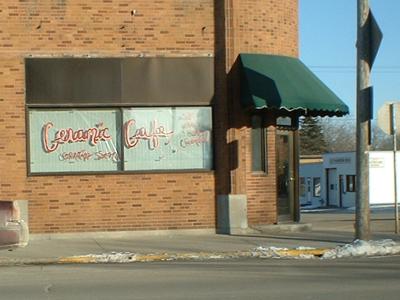Sauk Centre's Ceramic Cafe on Main: customize your own bric-a-brac