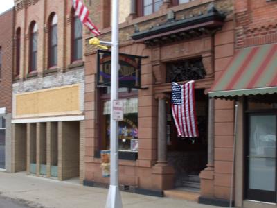 Charlie Company homecoming flag, Sauk Centre, Minnesota