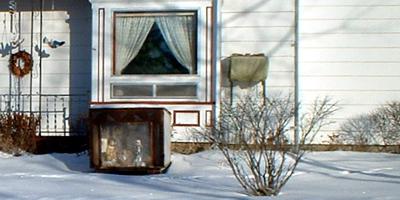 A simple, well-done Nativity Scene in Sauk Centre