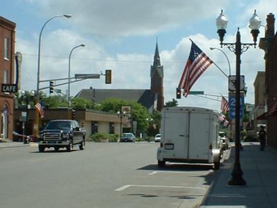 Patriotism is in season: Flag Day 2005, Sauk Centre.