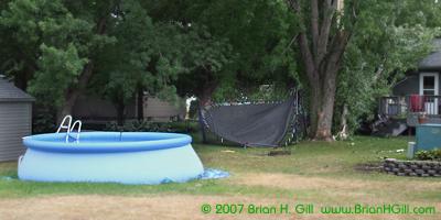Trampoline or modern art? You decide. Sauk Centre, Minnesota