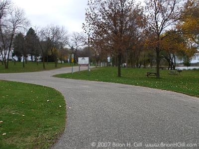 Sauk Centre's lakeside campground: season's end