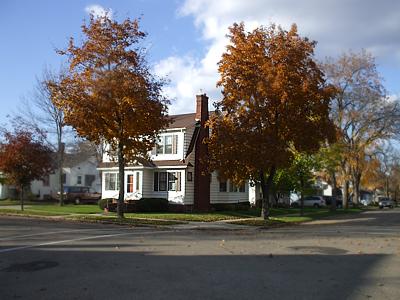 Autumn leaves, Sauk Centre, Minnesota
