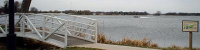 The early boat gets the lake
