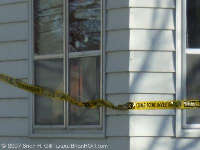Crime scene, Sauk Centre, Minnesota