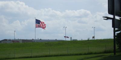 Flags over Sauk Centre