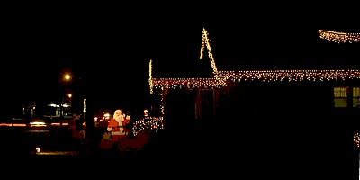Glow, Santa, glow!