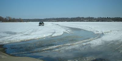 A spring drive on Sauk Lake, north of Sauk Centre