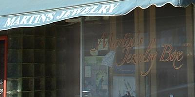 New name for Martin's: Martin's Jewelry Box