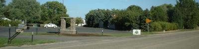 Paton Schad Funeral Service and no passing zone