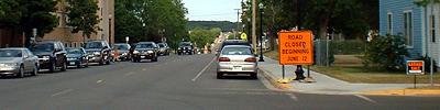 Coming attractions: road closing