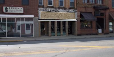 Storefront work in Sauk Centre, Minnesota