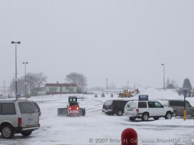 Wal-Mart snow removal, Sauk Centre, Minnesota