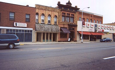 Sauk Centre's Main Street, west side